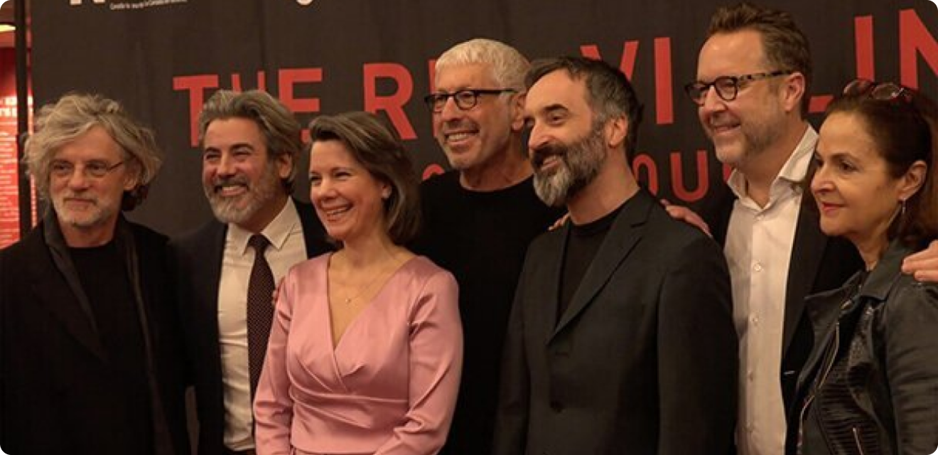 A photograph of a group of people from Telefilm.